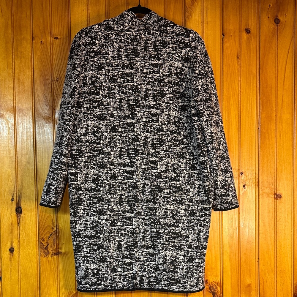 Philosophy from Anthropologie Black and White Knit Long Cardigan - Picture 11 of 11